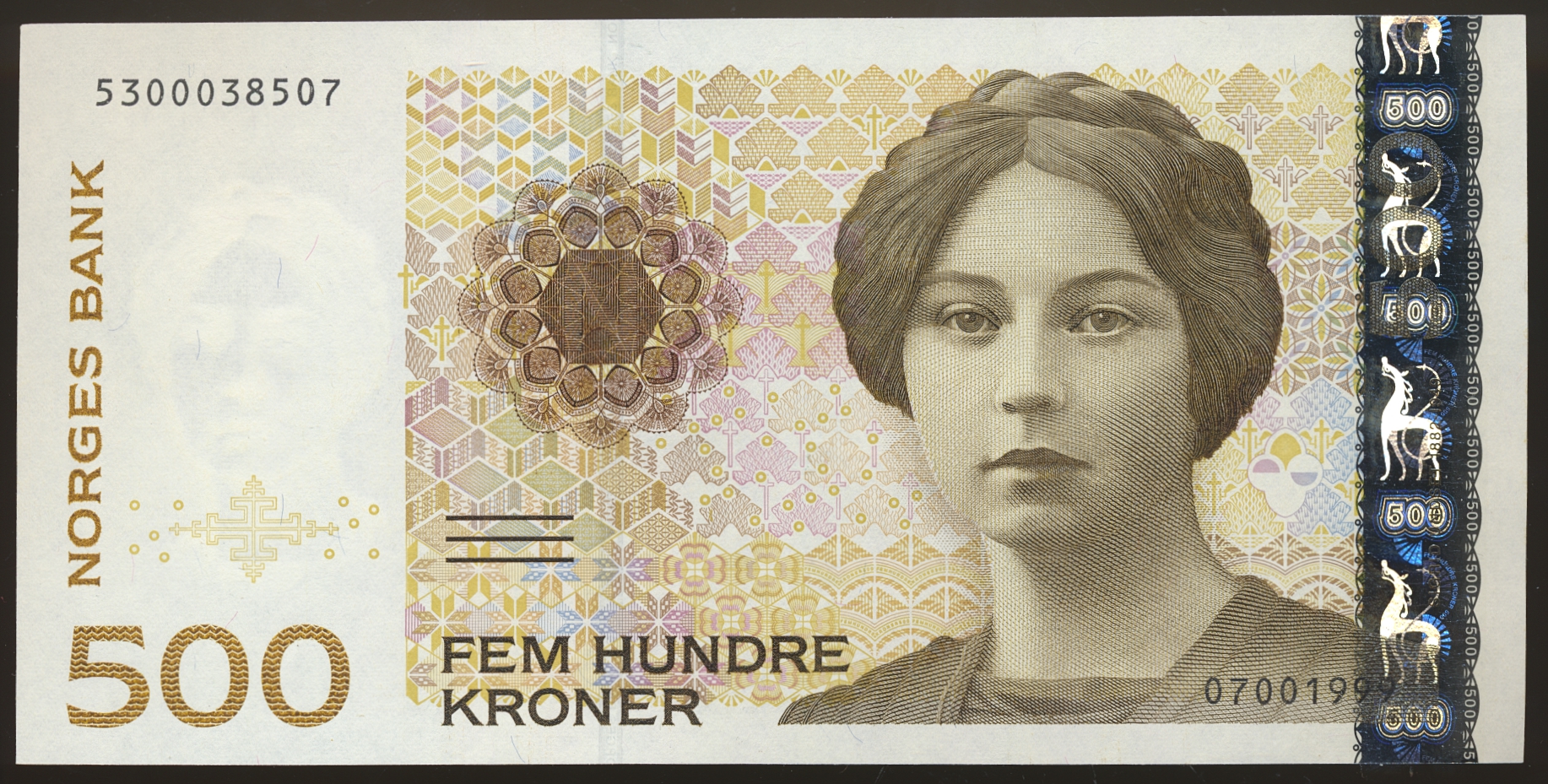 500 Kroner 1999 Kv 0