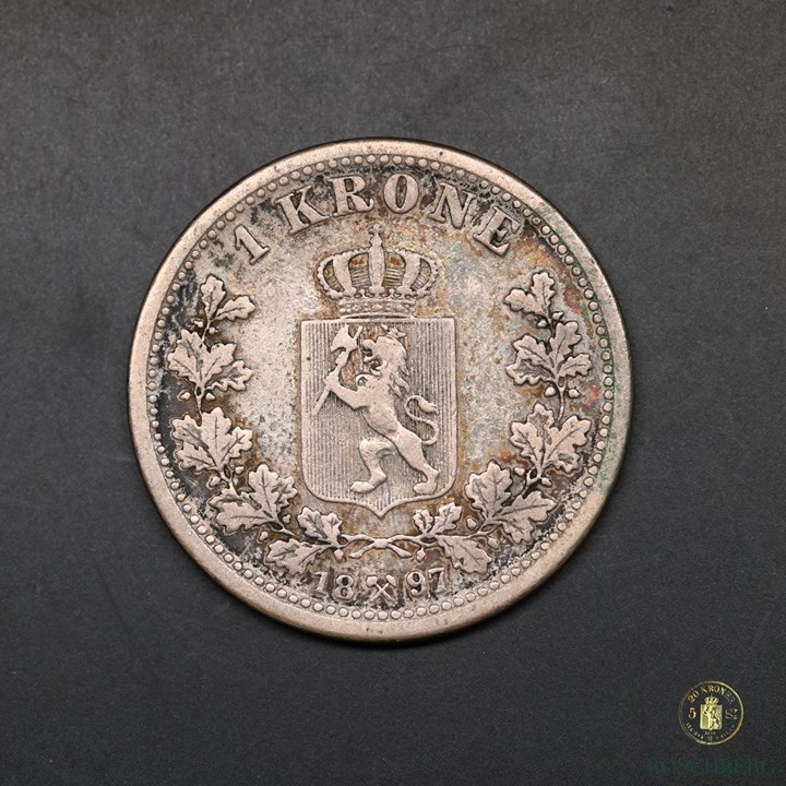 Norge 1 Krone 1897 Kv 1
