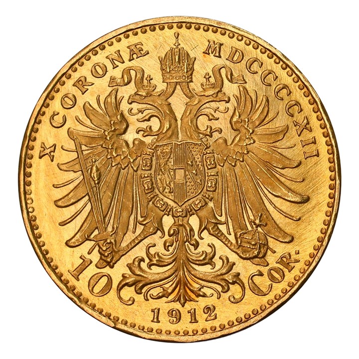 Østerrike 10 Corona 1912 Restrike UNC