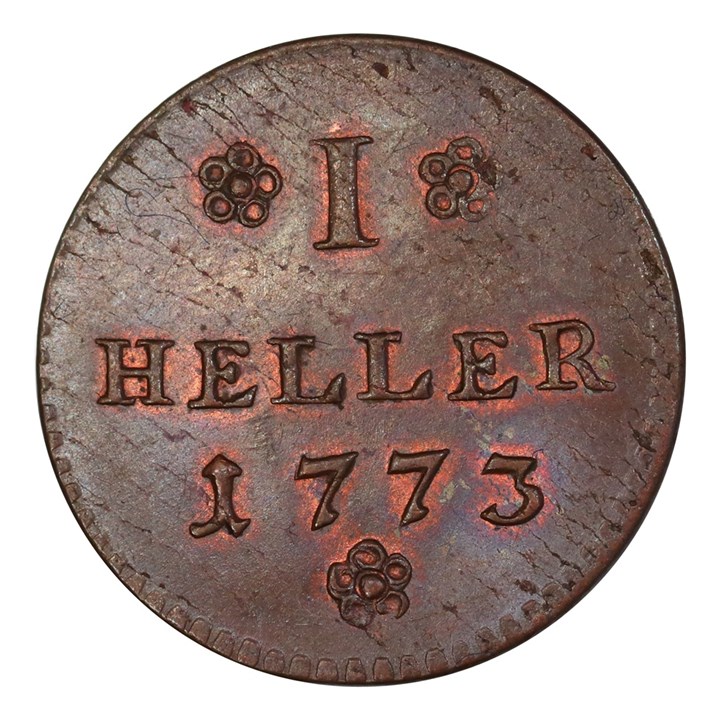 Frankfurt 1 Heller 1773 Kv 0