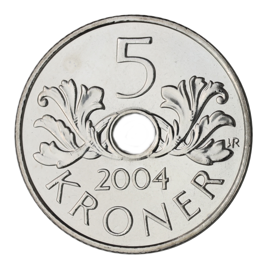5 Kroner 2004 Kv 0