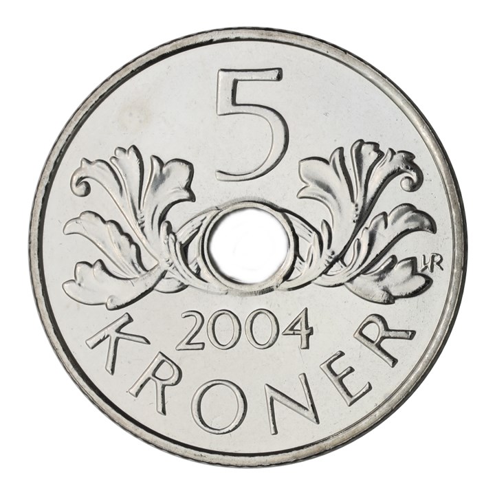5 Kroner 2004 Kv 0