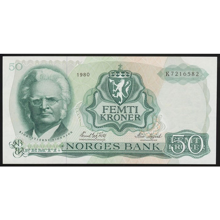 50 Kroner 1980 K Kv 0