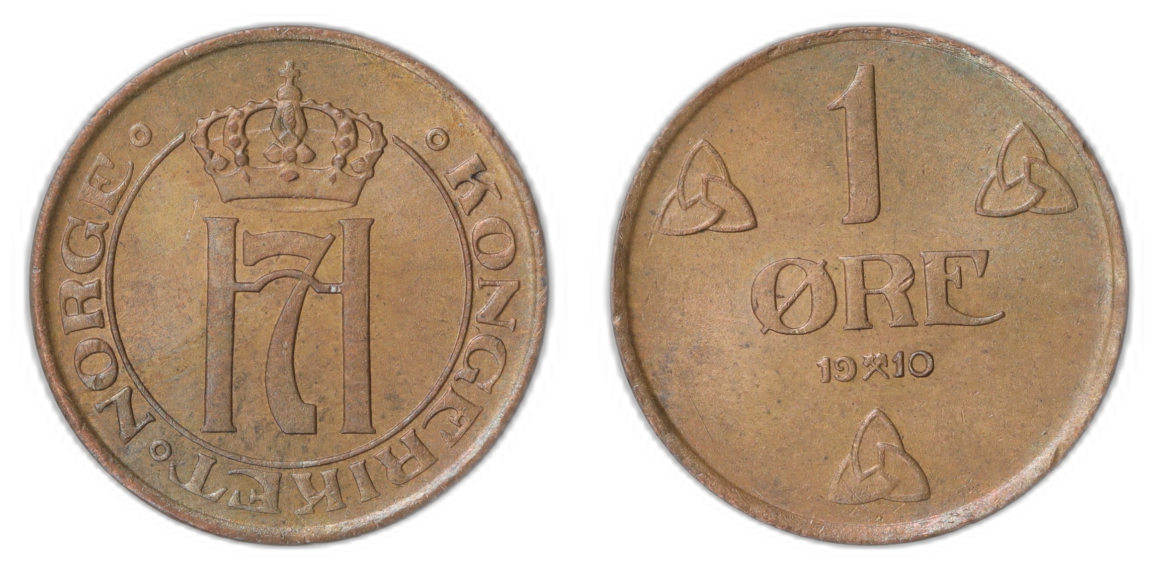 Norge 1 Øre 1910 Kv: 0