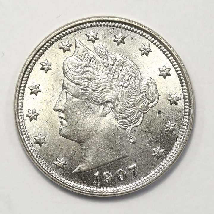 USA Nickel 1907 UNC
