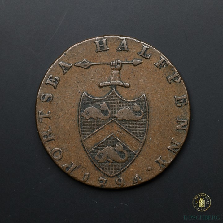 GB - Portsea Half Penny Token 1794 Kv VF