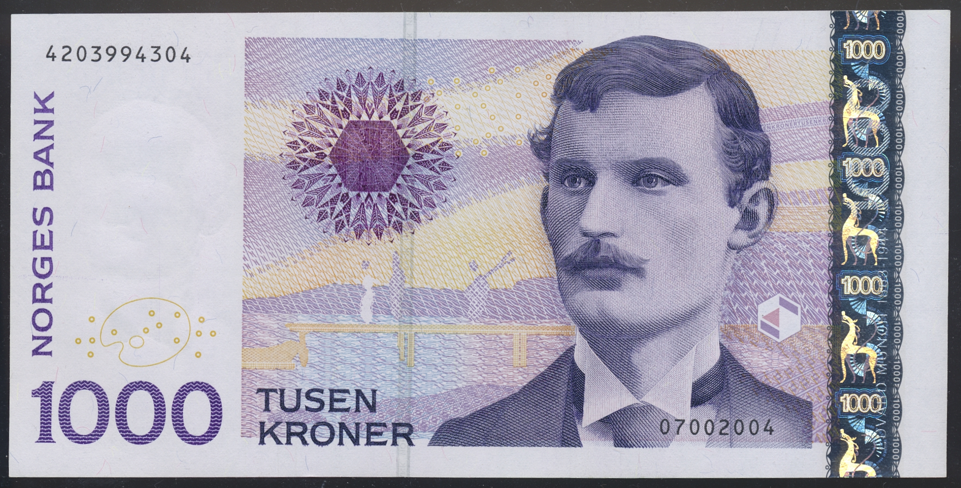 1000 Kroner 2004 Kv 0