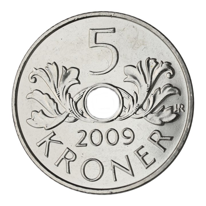 5 Kroner 2009 Kv 0