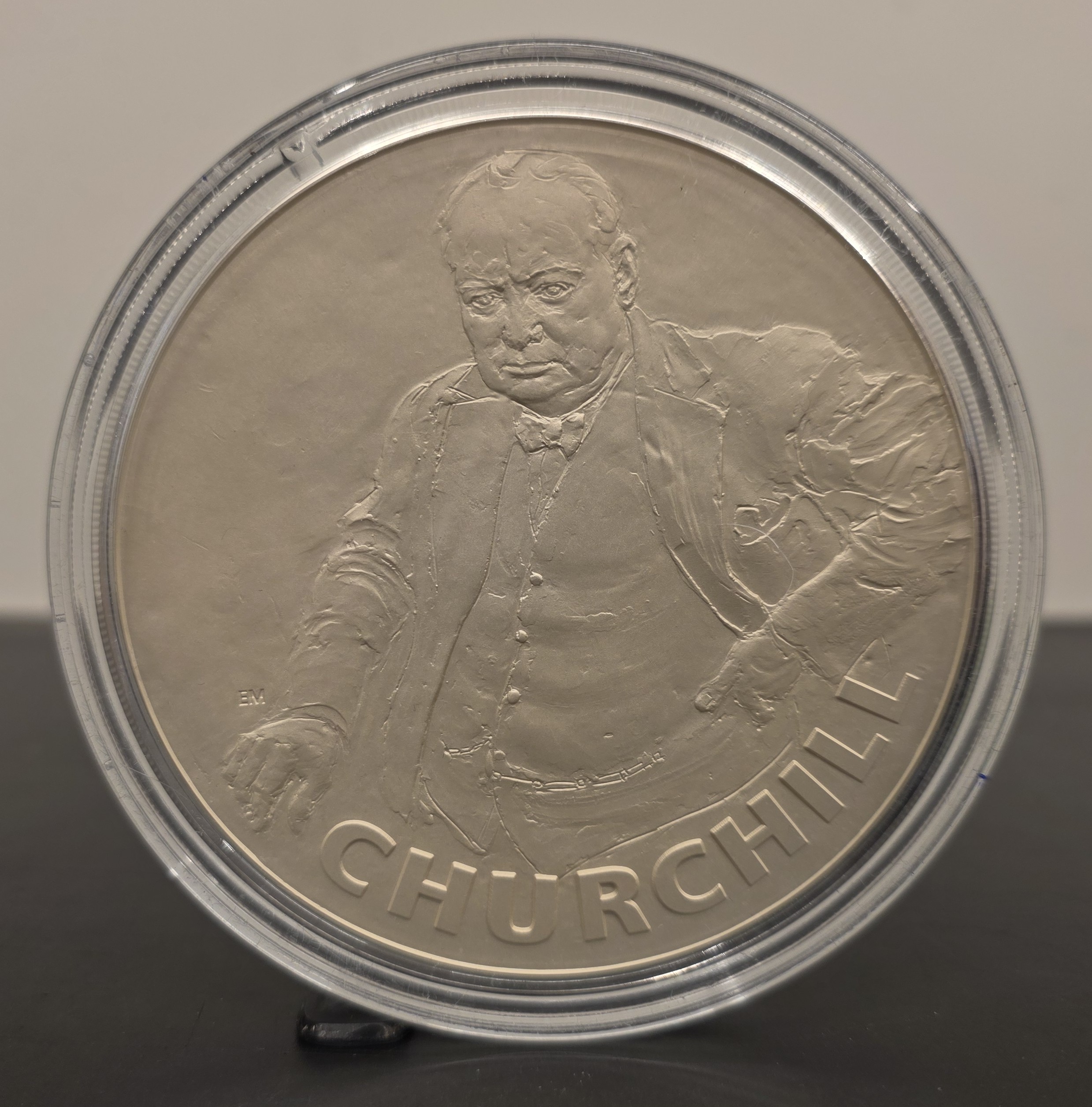 Storbritannia 500 Pounds 2015 "Winston Churchill" 1 Kilo 9999 Sølv Proof