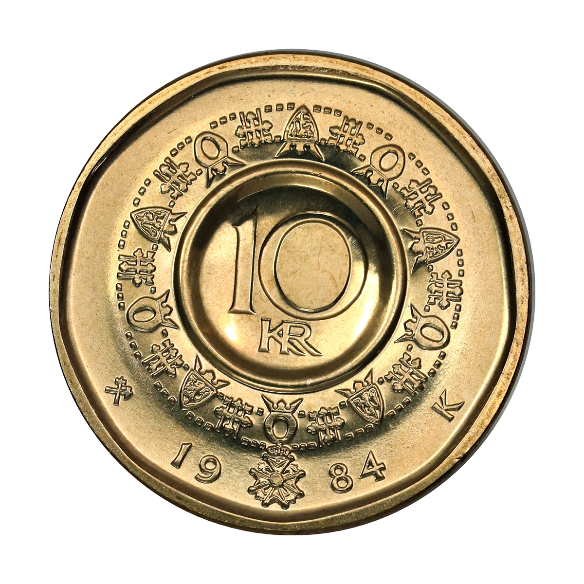 10 Kroner 1984 Kv 0