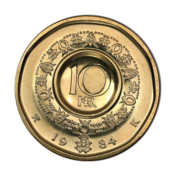 10 Kroner 1984 Kv 0