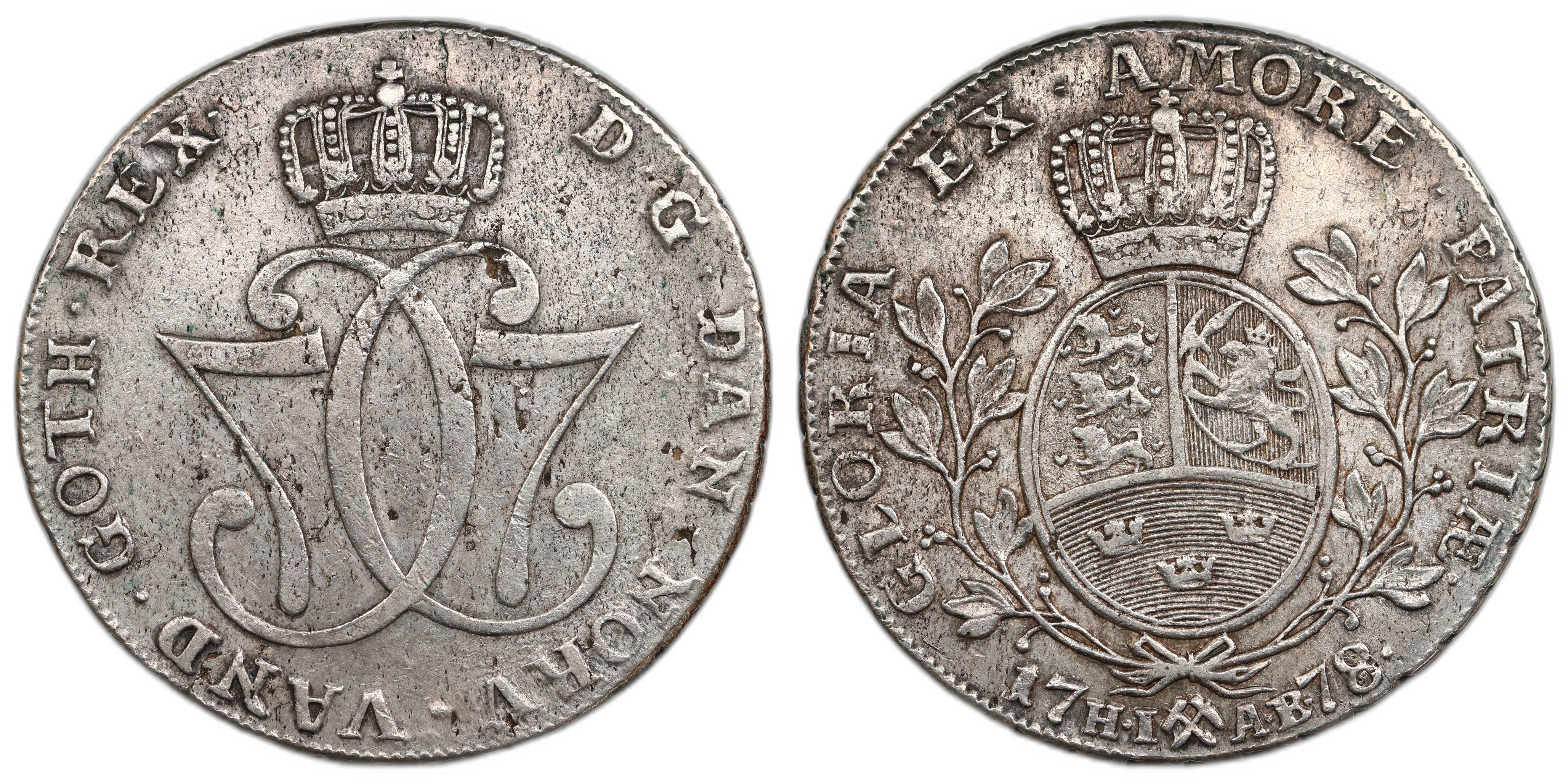 Norge 1 Speciedaler 1778-HIAB Kv: 1+ (XF)