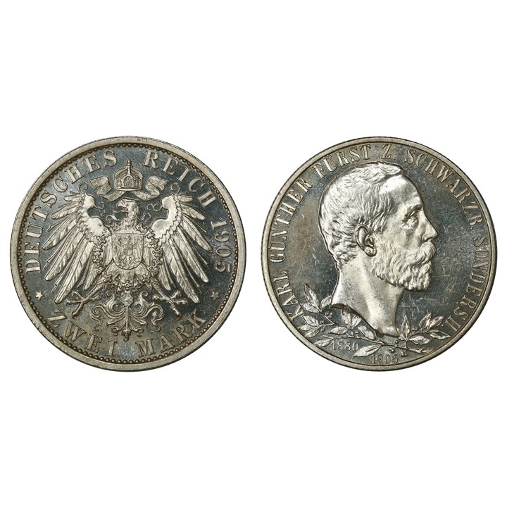 Tyskland 2 Mark 1905 PROOF