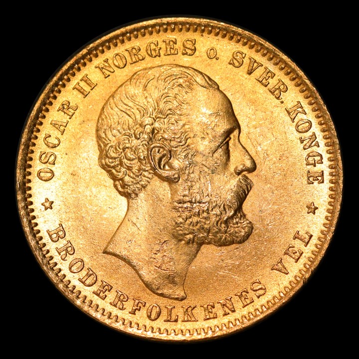 Norway 20 Kroner 1876 UNC