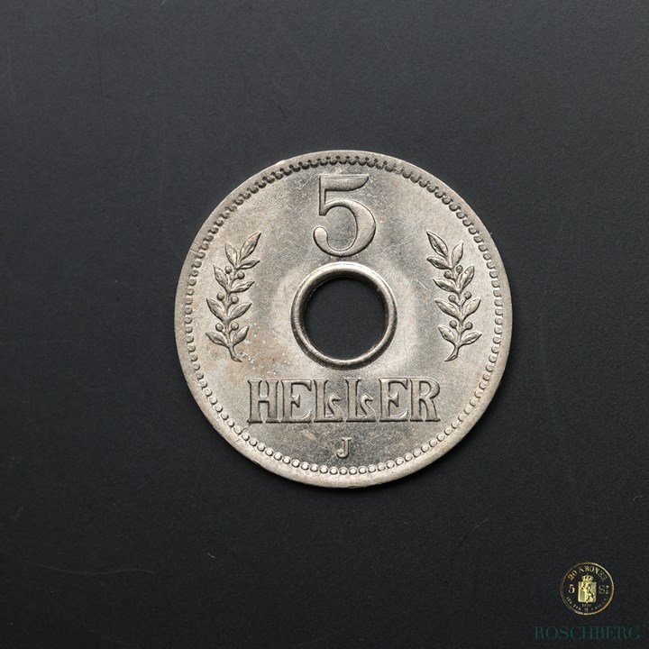 G.E. Africa 5 Heller 1914-J Kv UNC