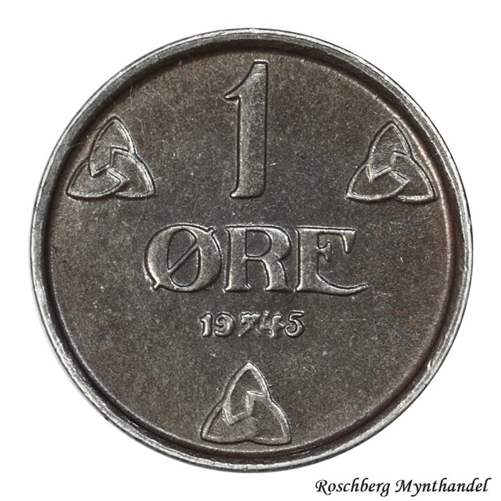 1 Øre 1945 Kv 0