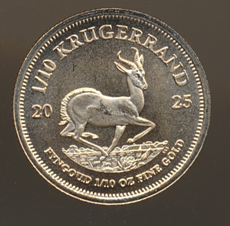 Sør-Afrika 1/10 Oz Krugerrand 2025 Gull UNC