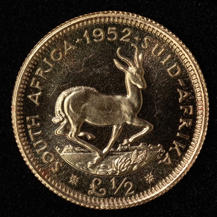 Sør-Afrika 1/2 Pound 1952 Proof