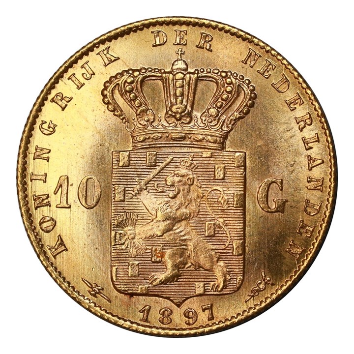Nederland 10 Gulden 1897 Kv 0