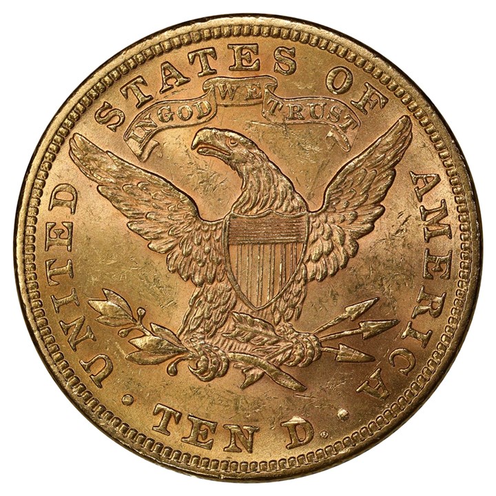 USA 10 Dollar Gull 1897 Kv 01