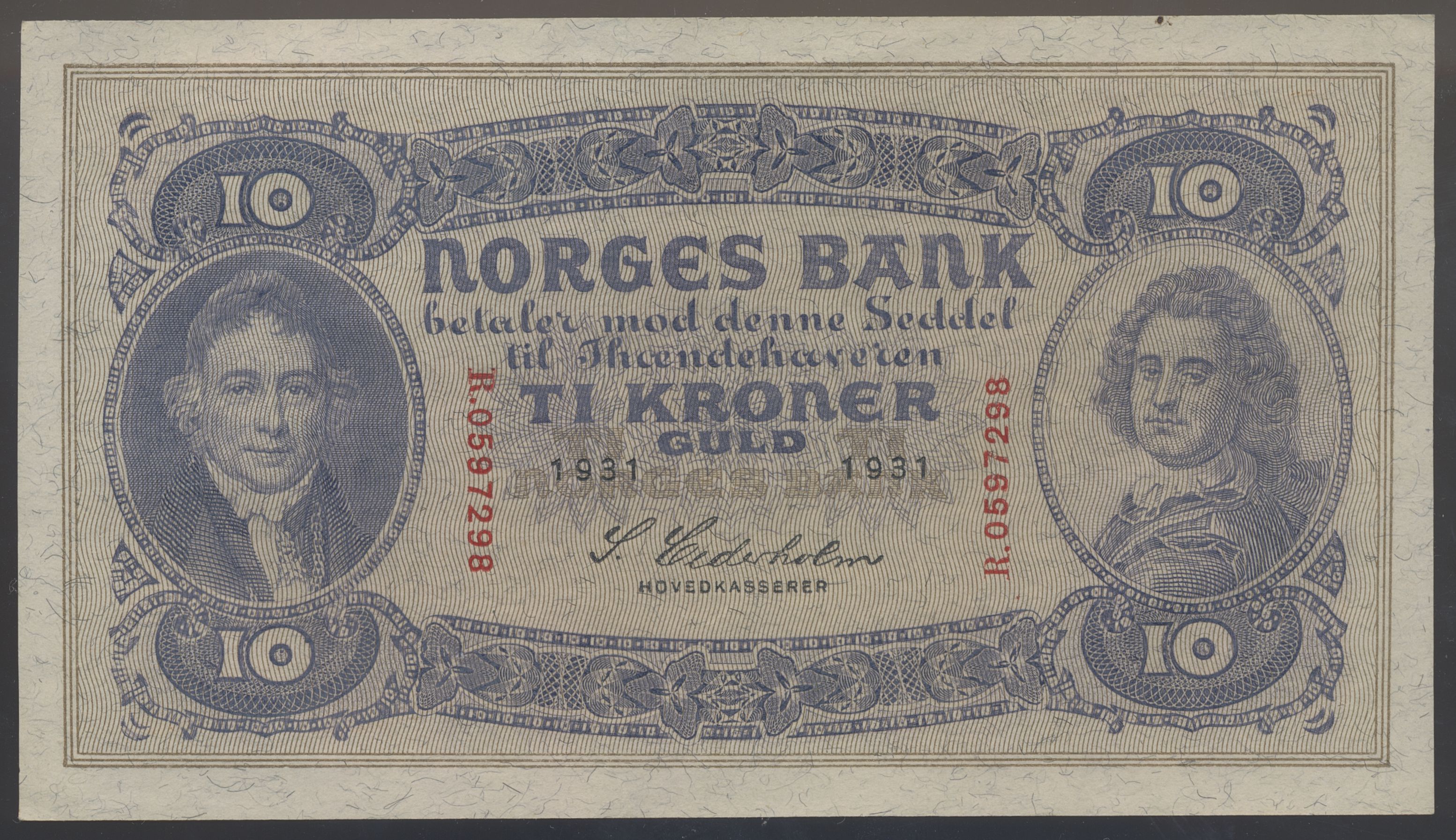 10 Kroner 1931 R Kv g01