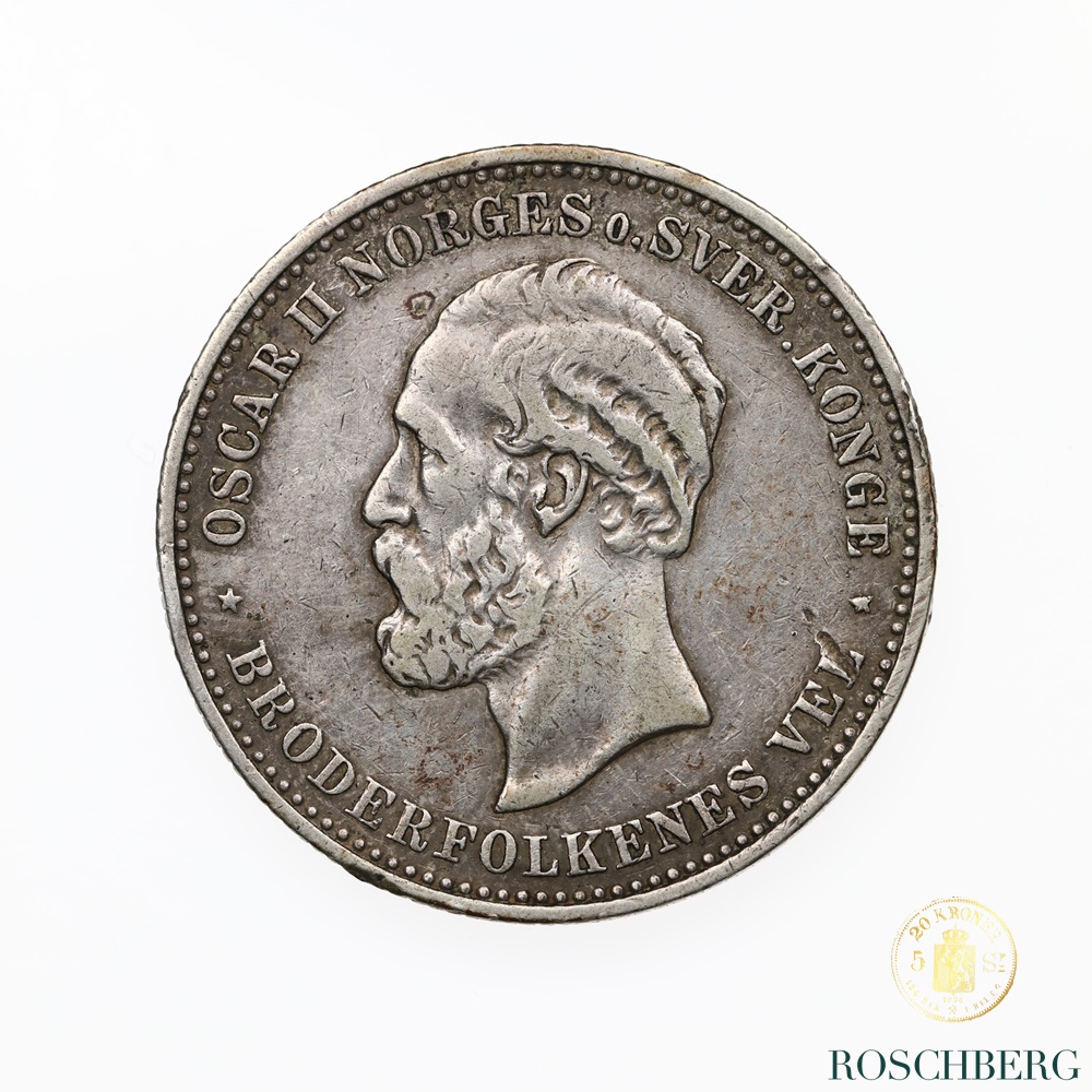 6930 2 Kroner 1897 Kv 1/1+