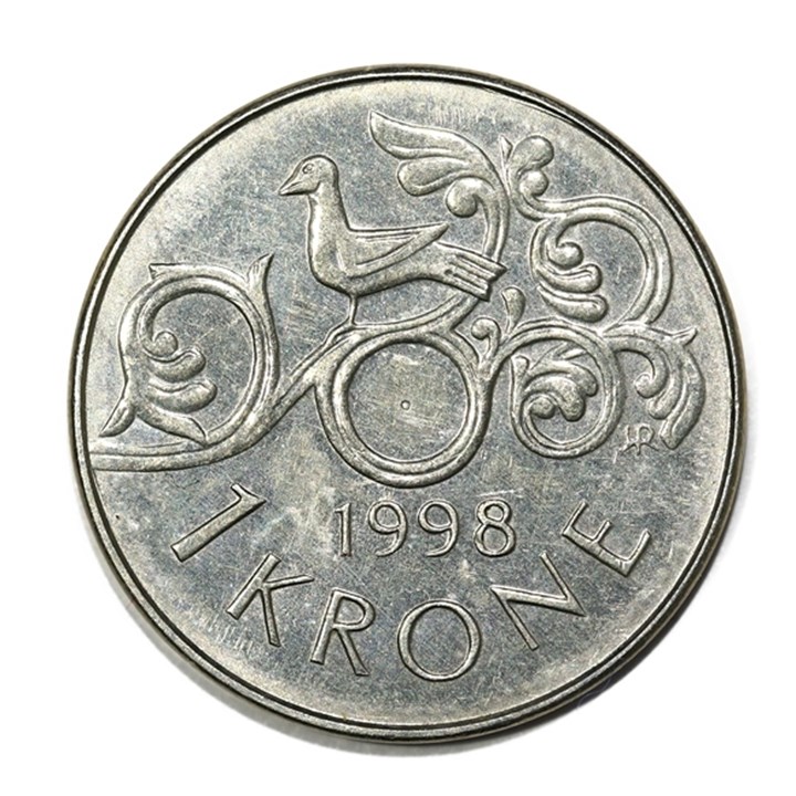 1 Krone 1998 Uten Hull