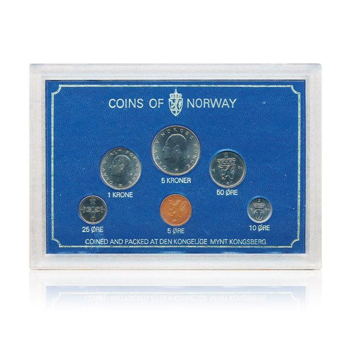 Myntsett 1980 Hardplast