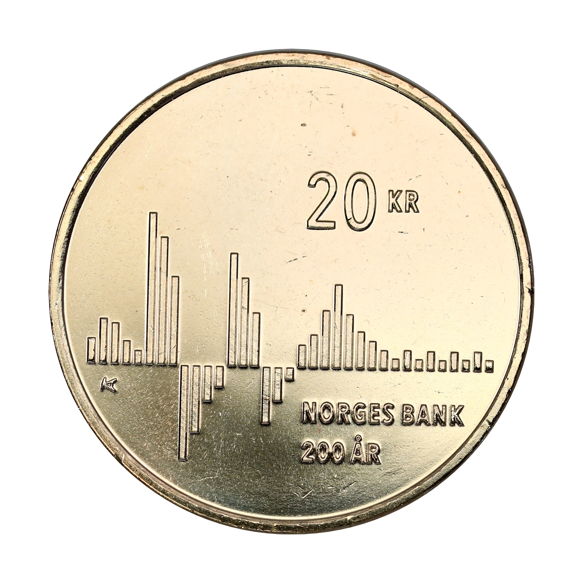 20 Kroner 2016 Norges Bank 200 År Kv 0