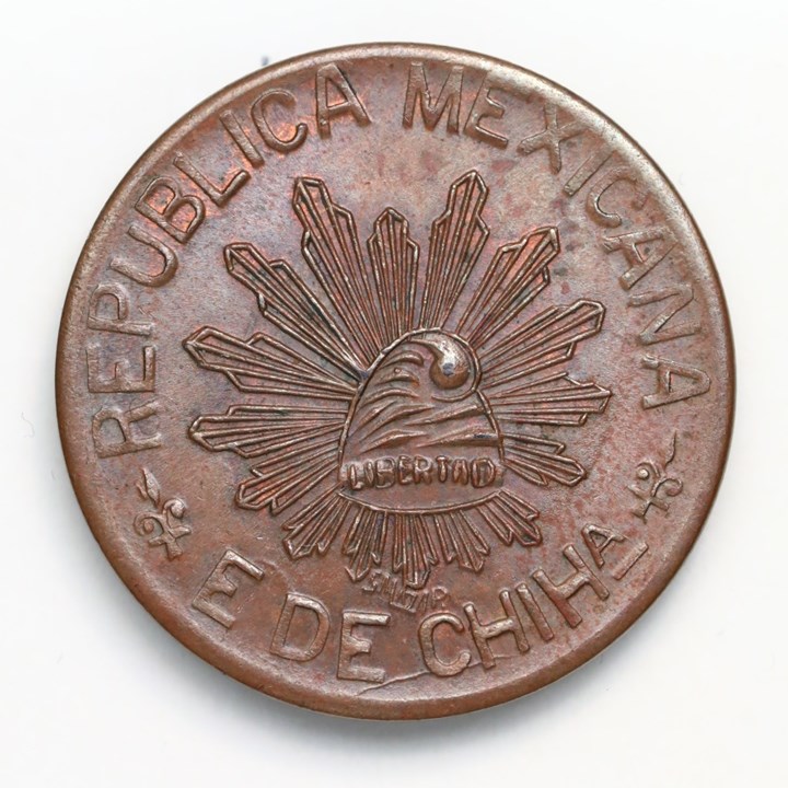 Mexico Chihuahua 5 Centavos 1915 Kv 0