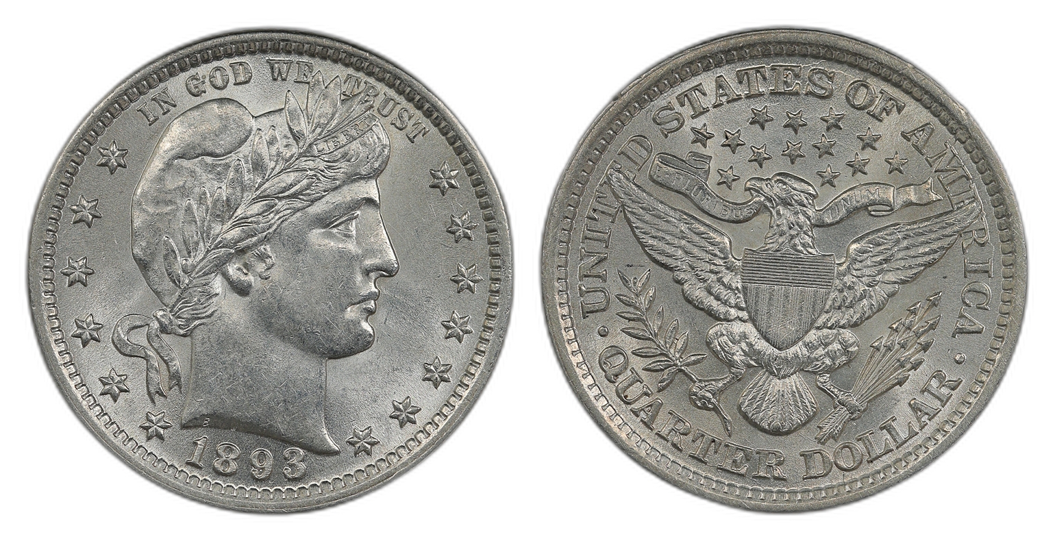 USA Quarter 1893 Kv: UNC