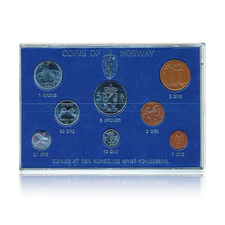 Myntsett 1970 Hardplast