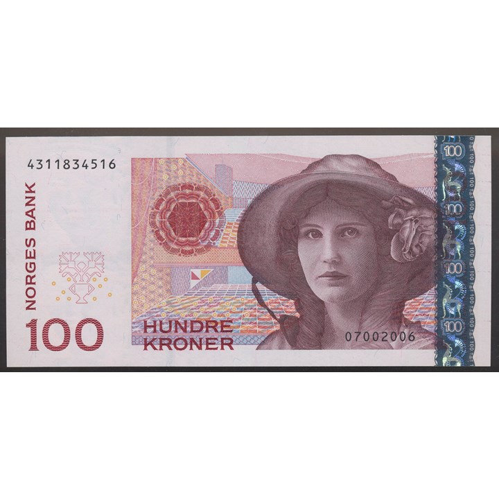 100 Kroner 2006 Kv 0