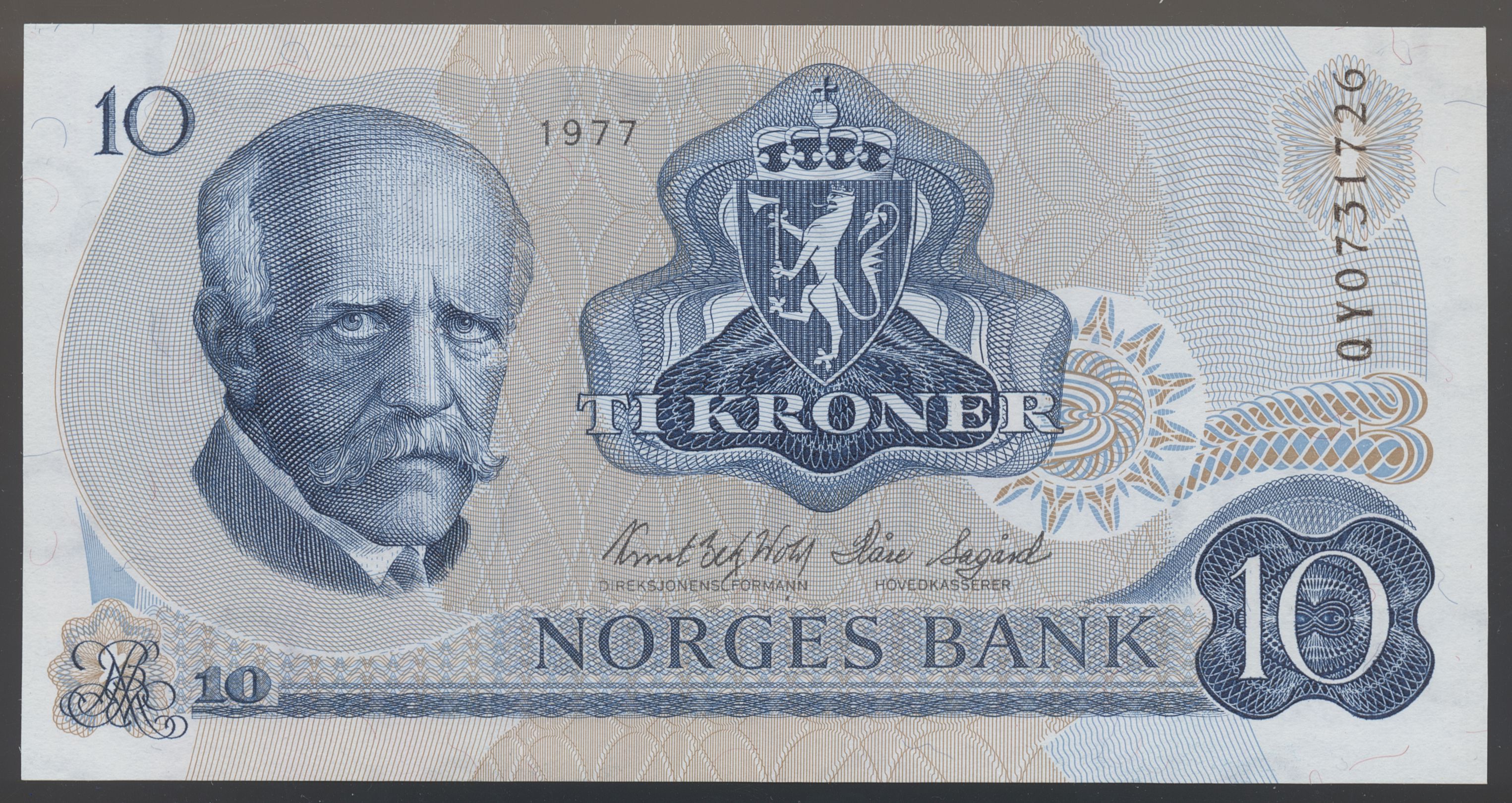 10 Kroner 1977 QY Erstatning Kv 0