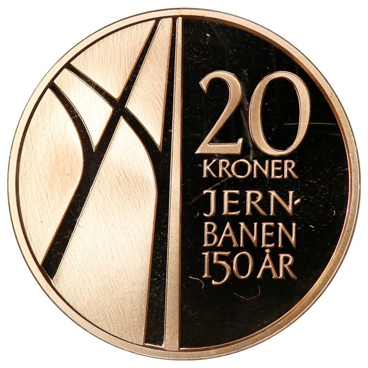 20 Kroner 2004 Jernbanen PROOF