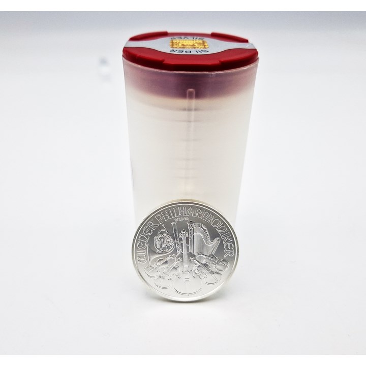 Østerrike Philharmoniker Tube  20 Stk 1 Oz sølv UNC
