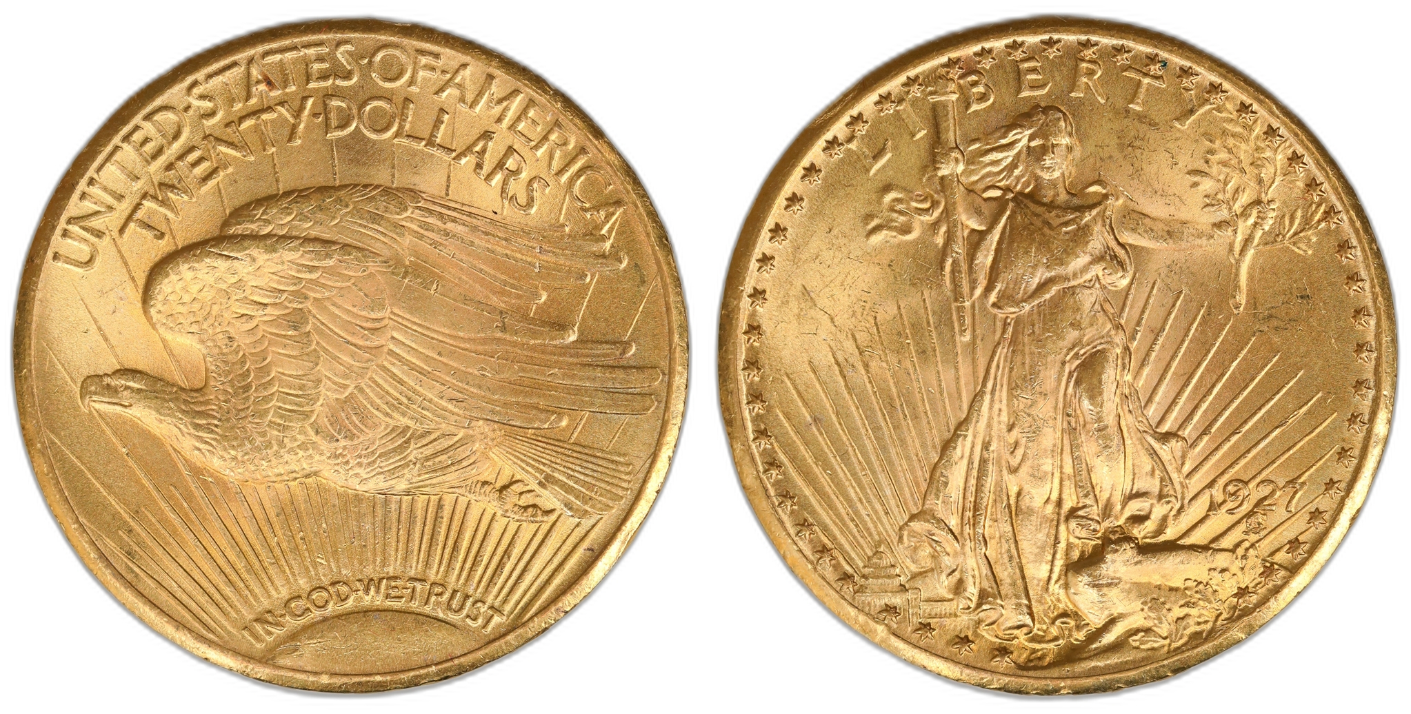 USA 20 Dollar 1927 St. Gaudens Kv: UNC