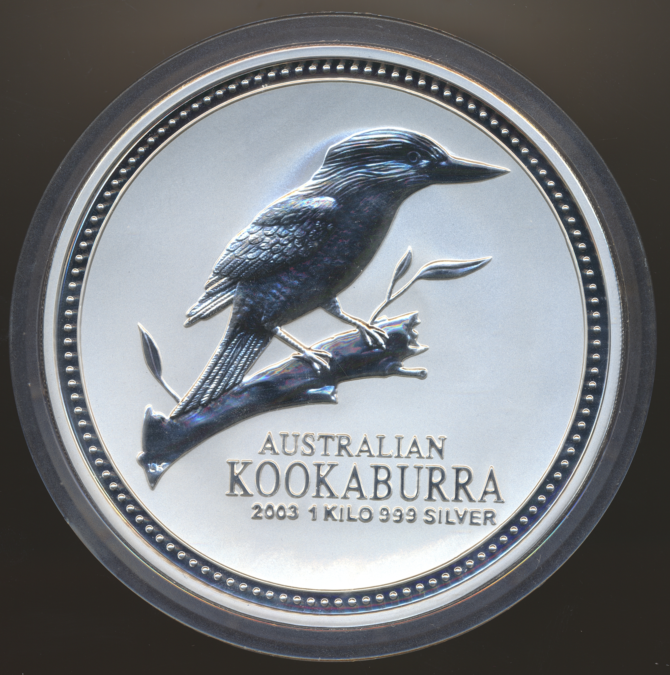 Australia Kookaburra 2003 1 Kilo 999 Sølv UNC