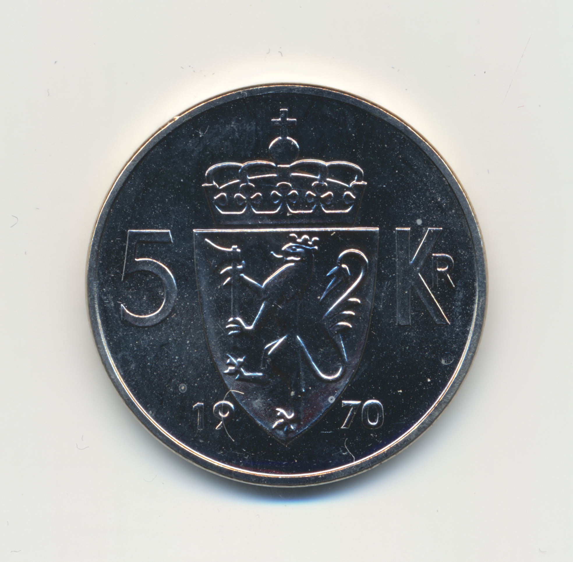 5 Kroner 1970 Prakt 