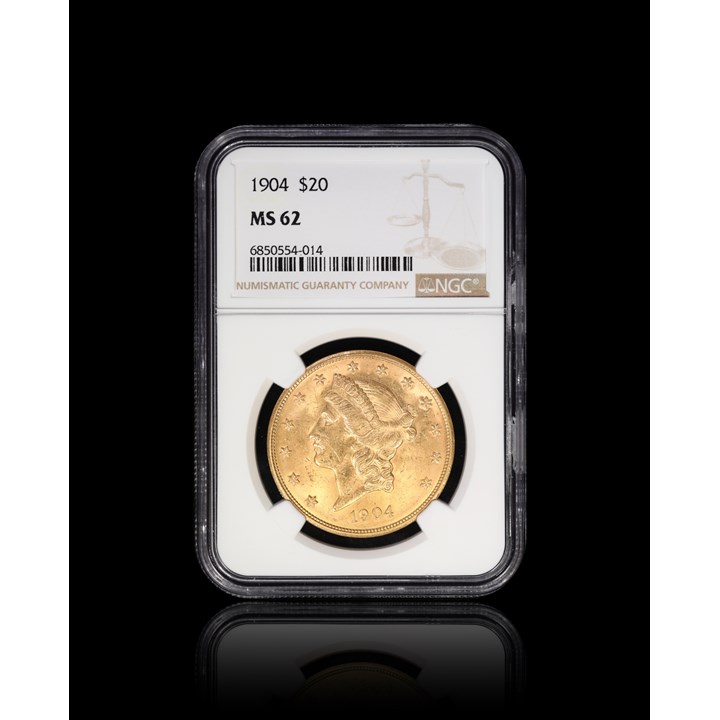 USA 20 Dollar 1904 NGC MS62