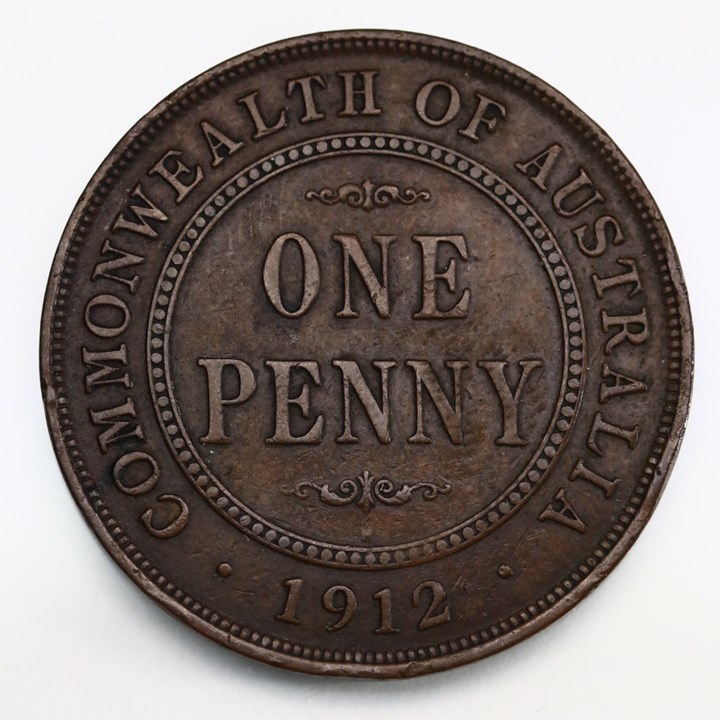 Australia Penny 1912 H Kv 1+