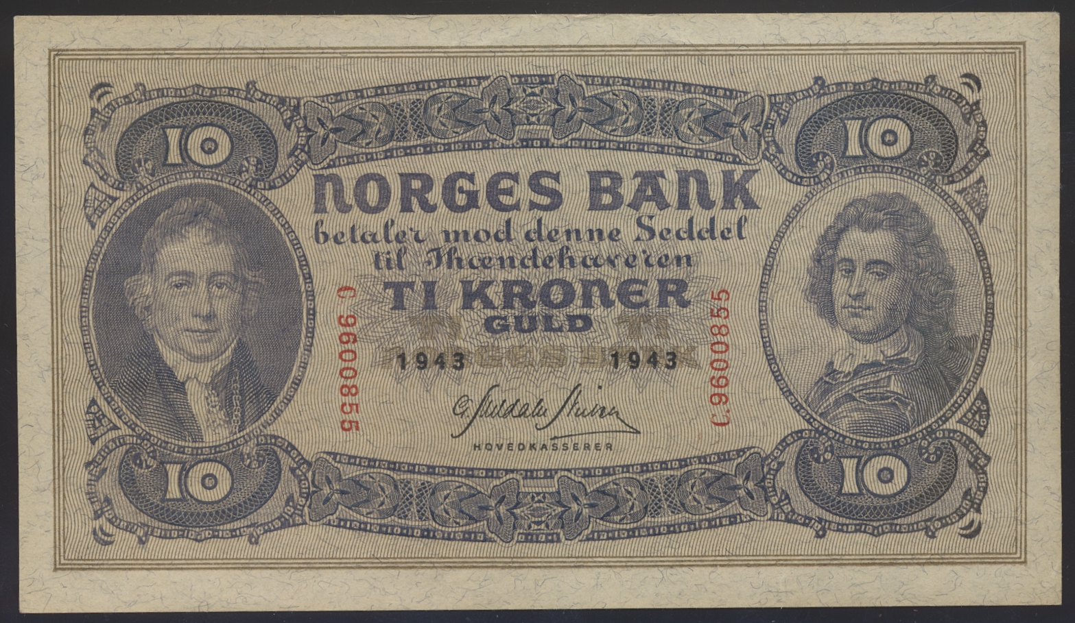 10 Kroner 1943 C Kv g01