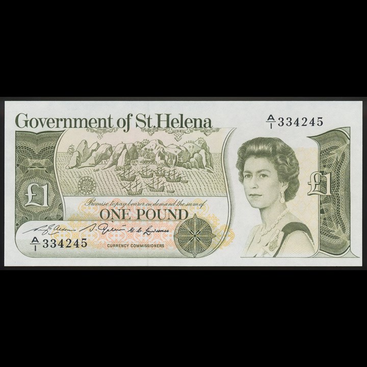 St. Helena 1 Pound ND (1981) Kv 0