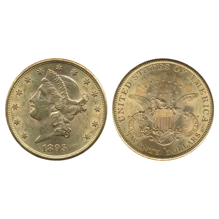 USA 20 Dollars 1895 S Kv 01