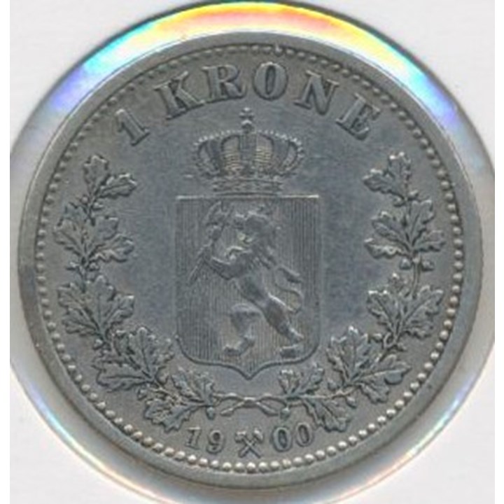 1 Krone 1900 Kv 1+