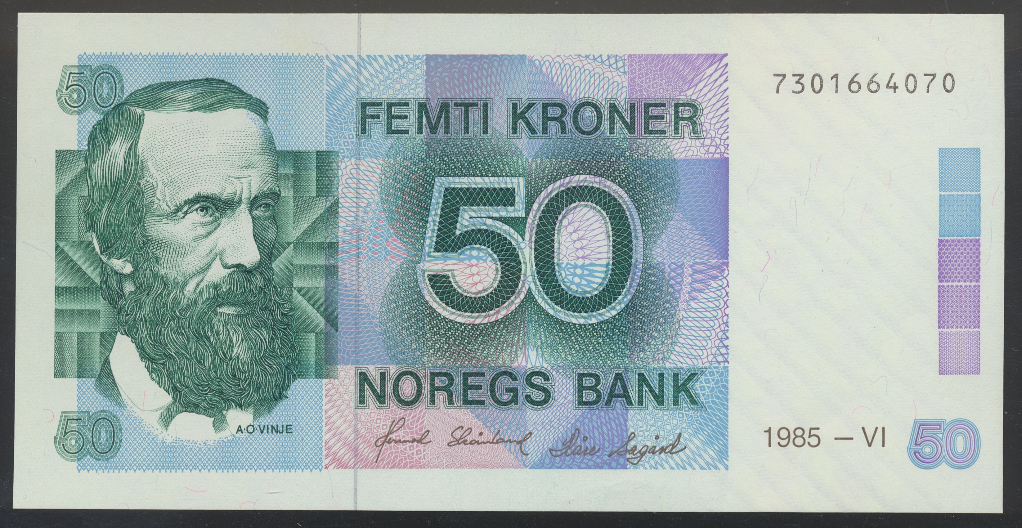 50 Kroner 1985 Kv 0