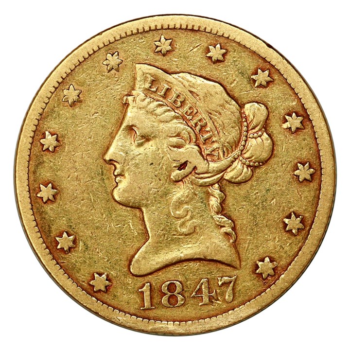 USA 10 Dollar Gull 1881 Kv 1+