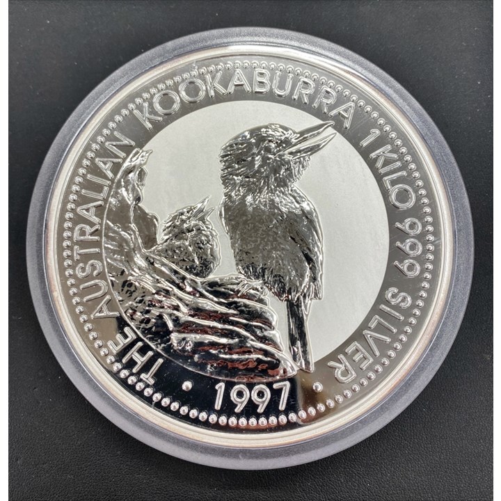 Australia Kookaburra 1997 1 Kilo 999 Sølv UNC