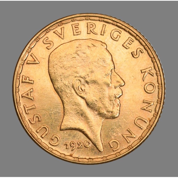 Sverige 5 Kronor 1920 Kv 01