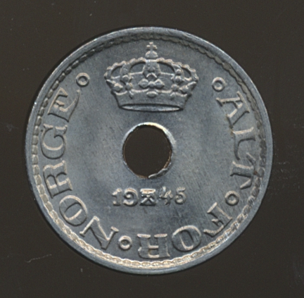 10 Øre 1945 Kv 0